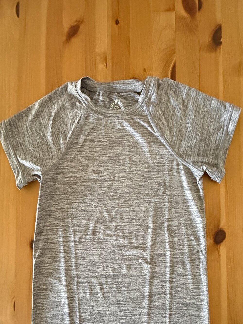 Primary Boys SS Shirt Gray